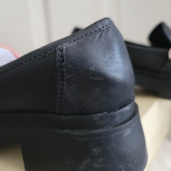 Open Edit Platform Loafers w/ Gold Chain accent - Picture 4 of 5